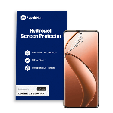 Realme 12 Pro+ 5G Compatible Premium Hydrogel Screen Protector With Full Coverage Ultra HD